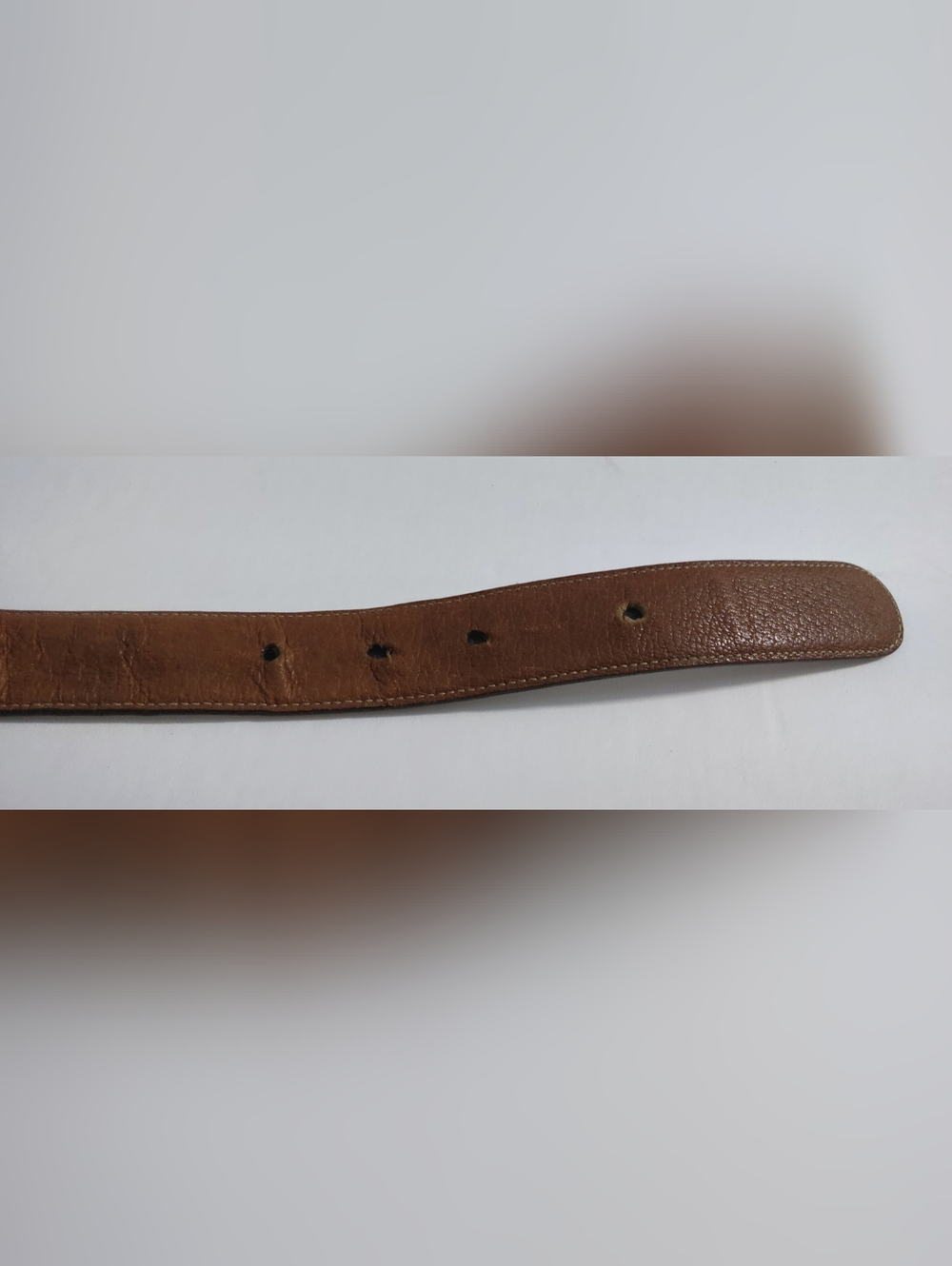 Rare Gucci Vintage Reversible Brown And White  Leather Belt. 100sm 40in - Picture 6 of 6